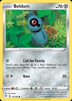 Vivid Voltage Beldum #116 card