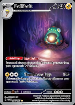 2023 Obsidian Flames Bellibolt #201 card