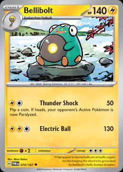 2024 Twilight Masquerade Bellibolt #74 card