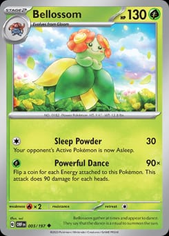 Obsidian Flames Bellossom #3 card