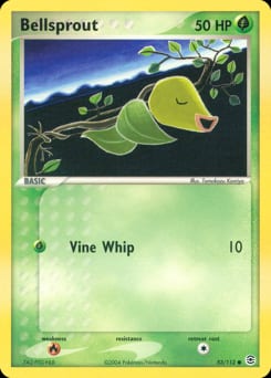 2004 FireRed & LeafGreen Bellsprout #53 card