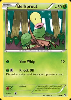 Furious Fists Bellsprout #1 card