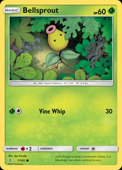 Guardians Rising Bellsprout #1 card