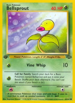 1999 Jungle Bellsprout #49 card