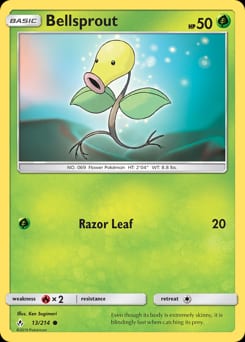 Unbroken Bonds Bellsprout #13 card