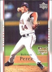 2007 Upper Deck Base Set Beltran Perez #49 card