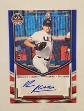 2025 Panini Stars & Stripes Collegiate National Team Signatures Ben Abeldt #NTS-BA card