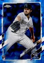 2021 Topps Chrome Update Sapphire Edition Base Set Ben Bowden #US298 card
