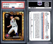 2024 Topps Gilded Collection Base Set Ben Brown #101 card