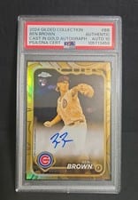2024 Topps Gilded Collection Cast in Gold Autographs Ben Brown #GOLD-BB card