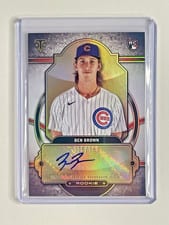 2024 Topps Triple Threads Rookie Autograph Ben Brown #RA-BRO card