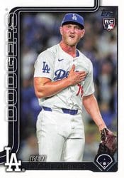 2025 Topps Base Set Ben Casparius #384 card