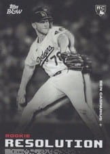 2025 Topps Black & White Rookie Resolution Ben Casparius #RR15 card