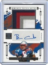 2024 Panini Impeccable Immense Patch Autos Ben Coates #4 card