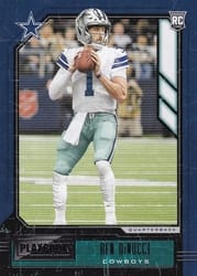 2020 Panini Playbook Base Set Ben DiNucci #168 card
