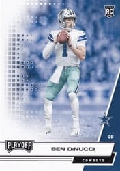 2020 Panini Playoff Base Set Ben DiNucci #260 card