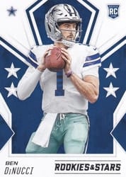2020 Panini Rookies & Stars Base Set Ben DiNucci #153 card