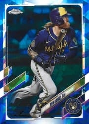 2021 Topps Chrome Sapphire Edition Base Set Ben Gamel #458 card