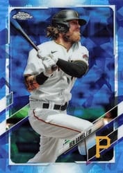 2021 Topps Chrome Update Sapphire Edition Base Set Ben Gamel #US156 card