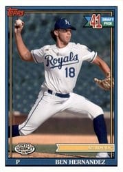 2021 Topps Pro Debut Base Set Ben Hernandez #PD-178 card