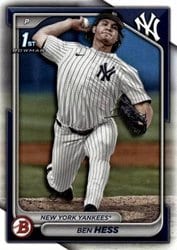 2024 Bowman Draft Base Set Ben Hess #BD-87 card