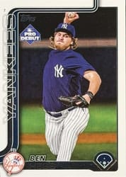 2025 Topps Pro Debut Base Set Ben Hess #PD-186 card