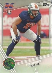 2020 Topps XFL Base Set Ben Johnson #96 card