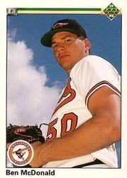 1990 Upper Deck Base Set Ben McDonald #54 card