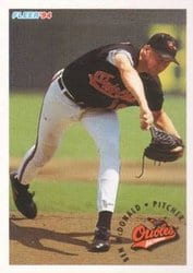 1994 Fleer Base Set Ben McDonald #8 card