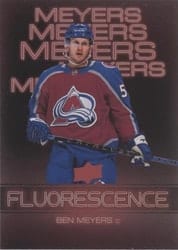 2022-23 Upper Deck Flourescence Gold Parallel Ben Meyers #F-16 card