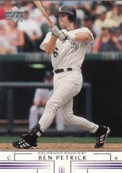 2002 Upper Deck Base Set Ben Petrick #450 card
