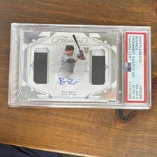 2024 Panini Flawless Prominent Swatch Signatures Ben Rice #PSS-BR card