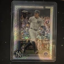 2025 Topps Chrome Logofractor Edition Base Set Ben Rice #139 card