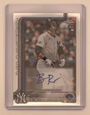 2025 Topps Chrome Rookie Autograph Ben Rice #RA-BR card