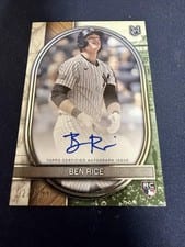 2025 Topps Museum Collection Archival Autographs Ben Rice #AA-BR card