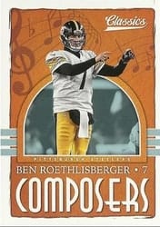 2018 Panini Classics Composers Ben Roethlisberger #21 card