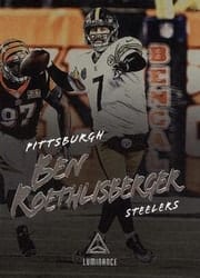 2018 Panini Luminance Base Set Ben Roethlisberger #87 card
