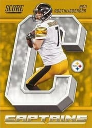 2018 Score Captains Ben Roethlisberger #24 card