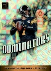 2019 Donruss Dominators Ben Roethlisberger #DOM-31 card