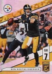 2019 Donruss Elite Base Set Ben Roethlisberger #5 card