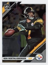 2019 Donruss Optic Base Set Ben Roethlisberger #81 card