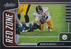 2019 Panini Absolute Red Zone Ben Roethlisberger #17 card