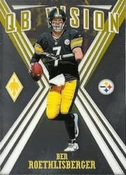 2019 Panini Phoenix QB Vision Ben Roethlisberger #12 card