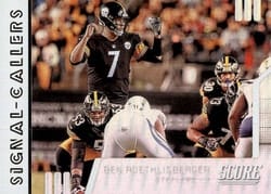 2019 Score Signal-Callers Ben Roethlisberger #SC-25 card