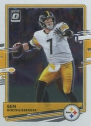 2020 Donruss Optic Base Set Ben Roethlisberger #82 card