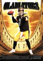 2021 Panini Contenders Gladiators Ben Roethlisberger #GLD-BRO card