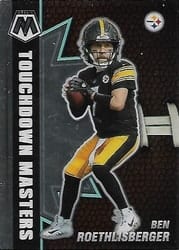 2021 Panini Mosaic Touchdown Masters Ben Roethlisberger #19 card