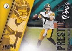 2021 Panini Prestige Prestigious Pros Ben Roethlisberger #PP-BR card