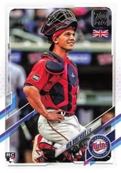 2021 Topps UK Edition Base Set Ben Rortvedt #180 card
