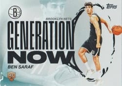 2025-26 Topps Generation Now Ben Saraf #GN-26 card